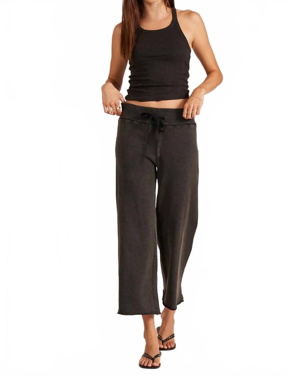 NEW BOBI comfort waist joggers in faded black